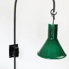 New Pamono Green P & T Wall Light by Michael Bang for Holmegaard, Denmark, 1970s