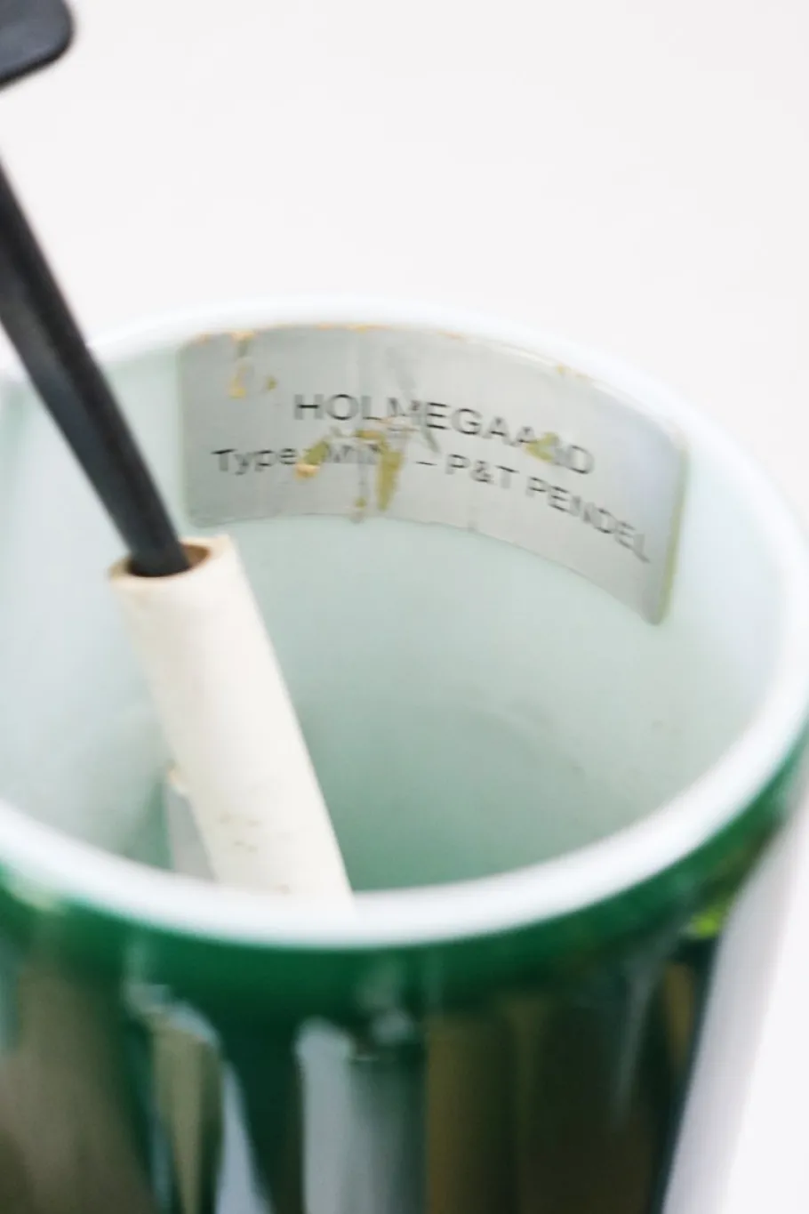 New Pamono Green P & T Wall Light by Michael Bang for Holmegaard, Denmark, 1970s