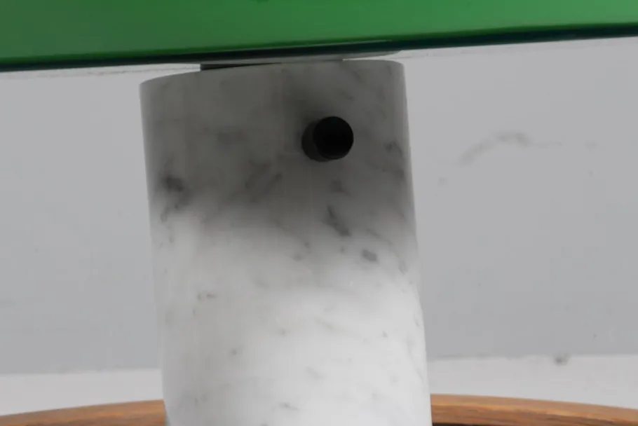 Pamono Green Snoopy Table Lamp attributed to Achille Castiglioni for Flos