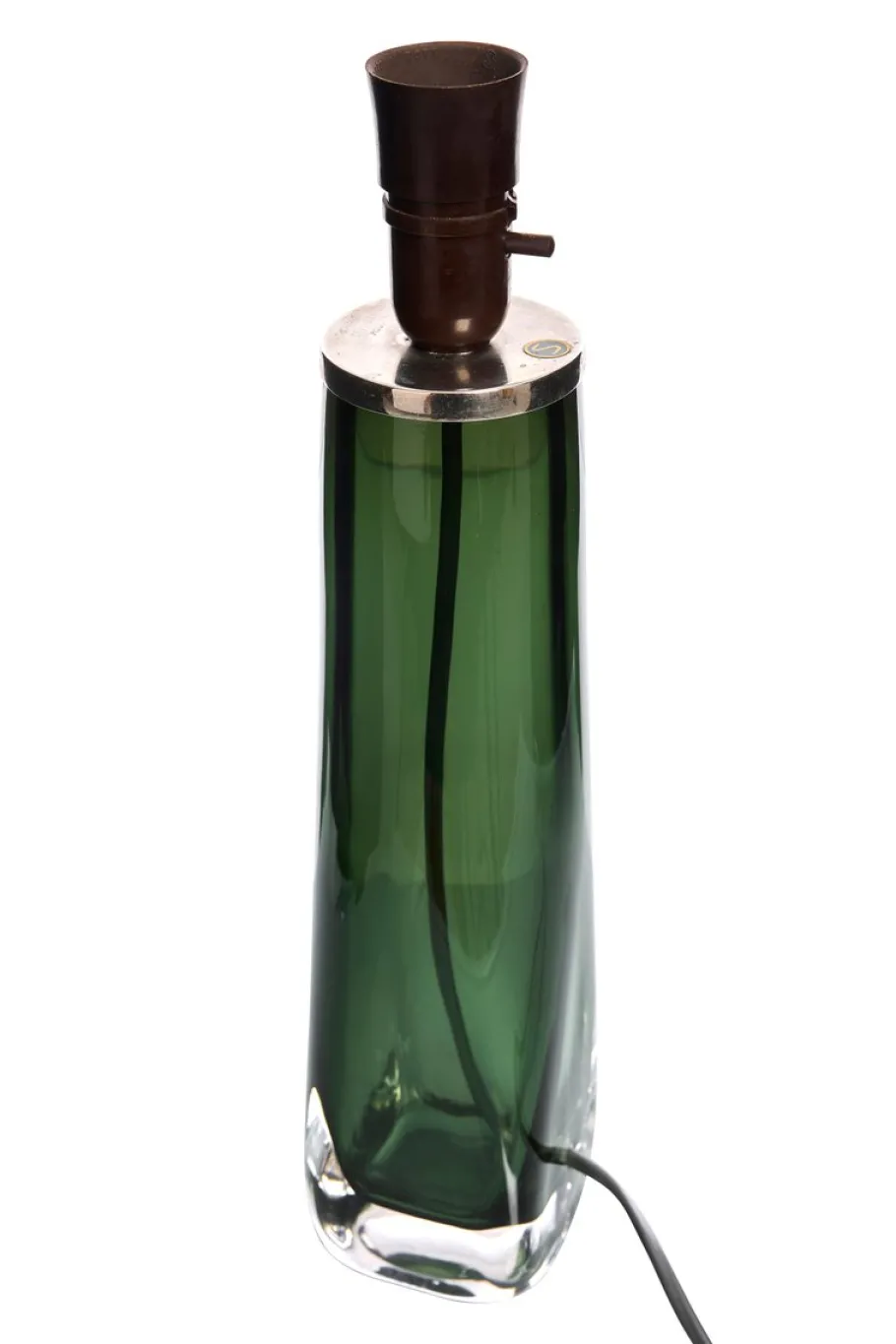 Online Pamono Green Table Lamp by Carl Fagerlund Orrefors, Sweden, 1960s