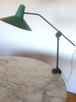 Discount Pamono Green Table Lamp, 1950s