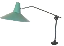 Discount Pamono Green Table Lamp, 1950s