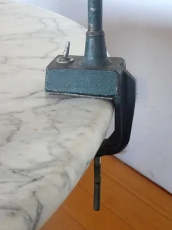 Discount Pamono Green Table Lamp, 1950s