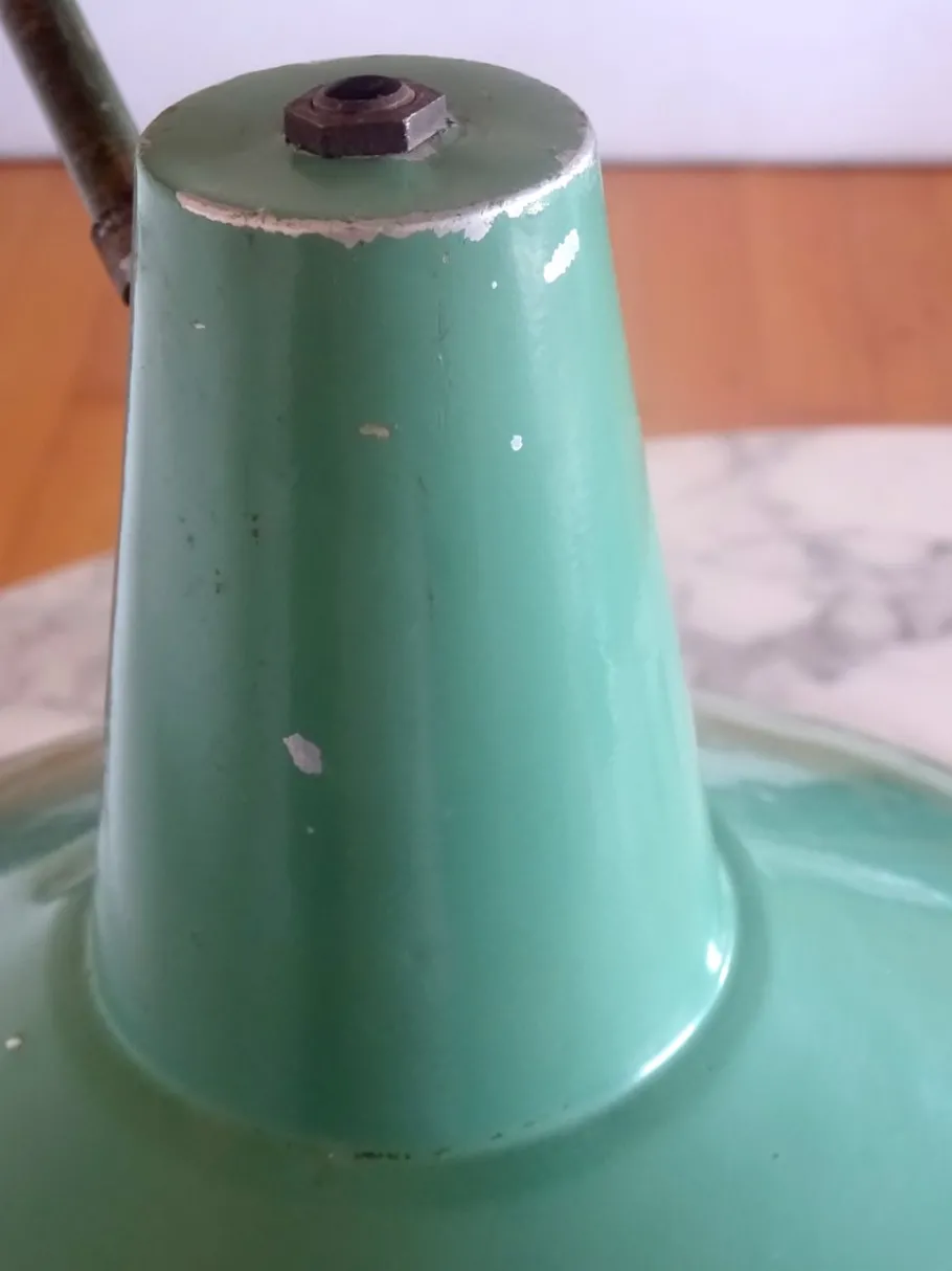 Discount Pamono Green Table Lamp, 1950s