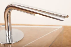 Sale Pamono Gulp Table Lamp in Chrome-Plated Metal with Rotatable Reflector by Ingo Maurer for M Design, 1969