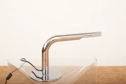 Sale Pamono Gulp Table Lamp in Chrome-Plated Metal with Rotatable Reflector by Ingo Maurer for M Design, 1969