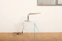 Sale Pamono Gulp Table Lamp in Chrome-Plated Metal with Rotatable Reflector by Ingo Maurer for M Design, 1969