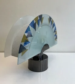 Pamono Half Moon Table Lamp from Cinquanta, Italy, 1990s