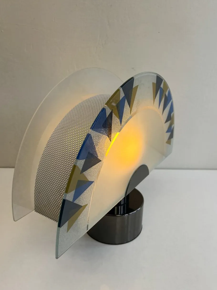 Pamono Half Moon Table Lamp from Cinquanta, Italy, 1990s