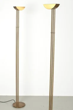 Outlet Pamono Halogen Floor Lamp in Brass
