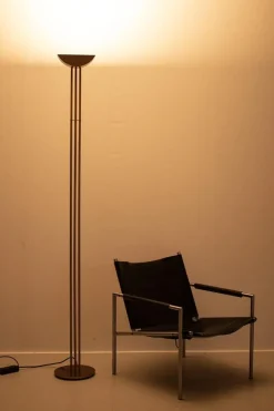 Outlet Pamono Halogen Floor Lamp in Brass