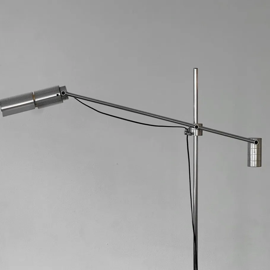New Pamono Haloprofil 8008 Floor Lamp by Viktor Frauenknecht for Swiss Lamps International, 1970s