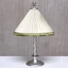 Hot Pamono Hammered Tin Model 6891 Table Lamp by Harald Notini, for Böhlmarks, Sweden, 1920s