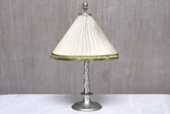 Hot Pamono Hammered Tin Model 6891 Table Lamp by Harald Notini, for Böhlmarks, Sweden, 1920s