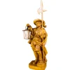 Clearance Pamono Hand Carved Wooden Sculpture Lamp Depicting Night Watchman with Lantern, Germany