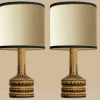 Discount Pamono Hand Painted Sculptural Table Lamps, 1960s, Set of 2
