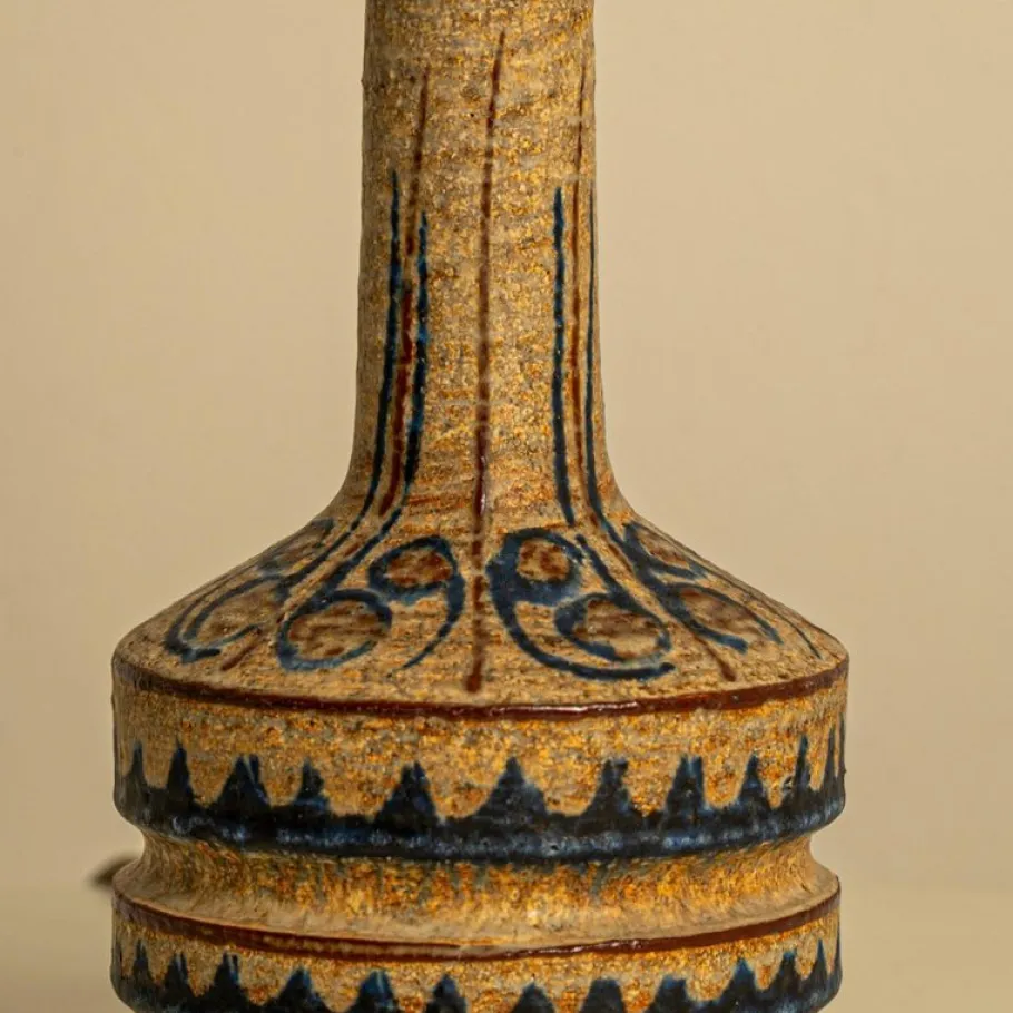 Discount Pamono Hand Painted Sculptural Table Lamps, 1960s, Set of 2