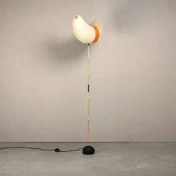 New Pamono Hand-Crafted Model BB3-33s Akari Light Sculpture by Isamu Noguchi for Ozeki, Japan