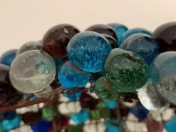 Discount Pamono Hand-Crafted Murano Glass and Iron Lamp, 1950s