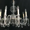 New Pamono Hand-Cut Crystal Chandelier, 1950s