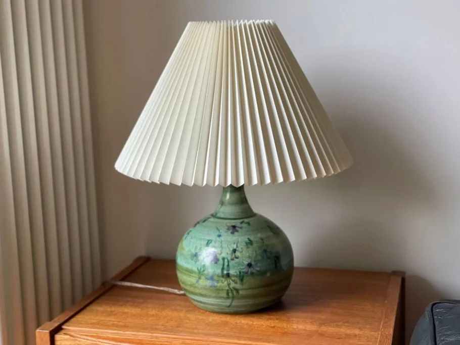 Outlet Pamono Handmade Danish Ceramic Table Lamp, 1960s