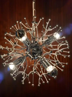 Hot Pamono Hanging Lamp by Gaetano Sciolari for Sciolari, 1970s