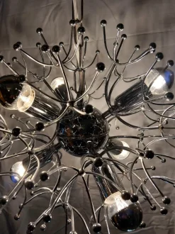 Hot Pamono Hanging Lamp by Gaetano Sciolari for Sciolari, 1970s