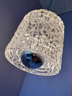 Hot Pamono Hanging Lamp Glass from Denmark