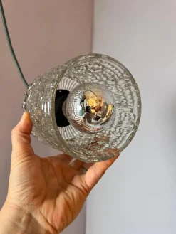 Hot Pamono Hanging Lamp Glass from Denmark