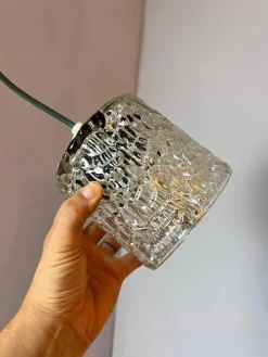 Hot Pamono Hanging Lamp Glass from Denmark