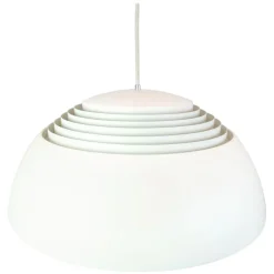 Discount Pamono Hanging Lamp in Aluminum and Steel by Arne Jacobsen, 1960s