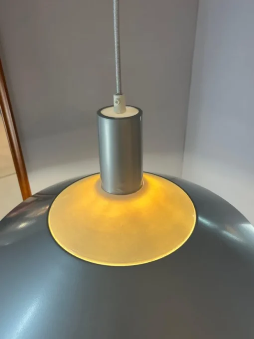 Best Pamono Hanging Lamp Model 118564 in Gray White by Louis Poulsen