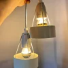 Best Pamono Hanging Lamps Type 16800 in White from Louis Poulsen, Set of 2