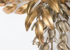 Sale Pamono Hans Kögl Gilt Metal Palm Tree Wall Sconce from Maison Jansen St, 1960s