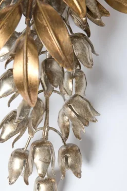 Sale Pamono Hans Kögl Gilt Metal Palm Tree Wall Sconce from Maison Jansen St, 1960s