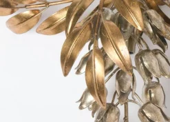 Sale Pamono Hans Kögl Gilt Metal Palm Tree Wall Sconce from Maison Jansen St, 1960s