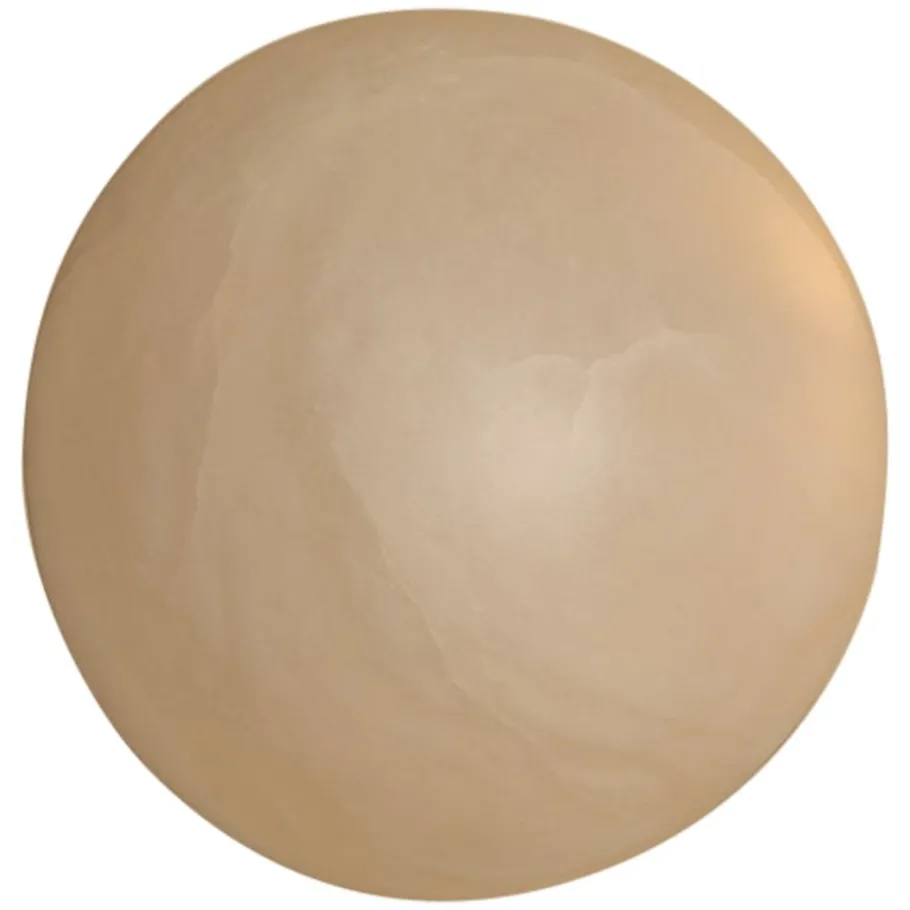Clearance Pamono Havano White Alabaster Wall Sconce by Simone & Marcel