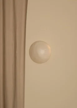 Clearance Pamono Havano White Alabaster Wall Sconce by Simone & Marcel