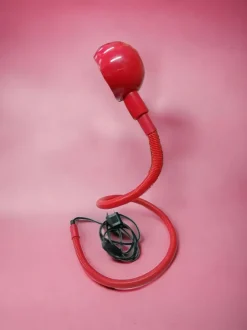 New Pamono Hebi Snake Gooseneck Table Lamp by Isao Hosoe for Valenti, 1970s