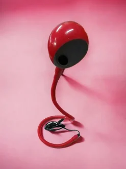 New Pamono Hebi Snake Gooseneck Table Lamp by Isao Hosoe for Valenti, 1970s