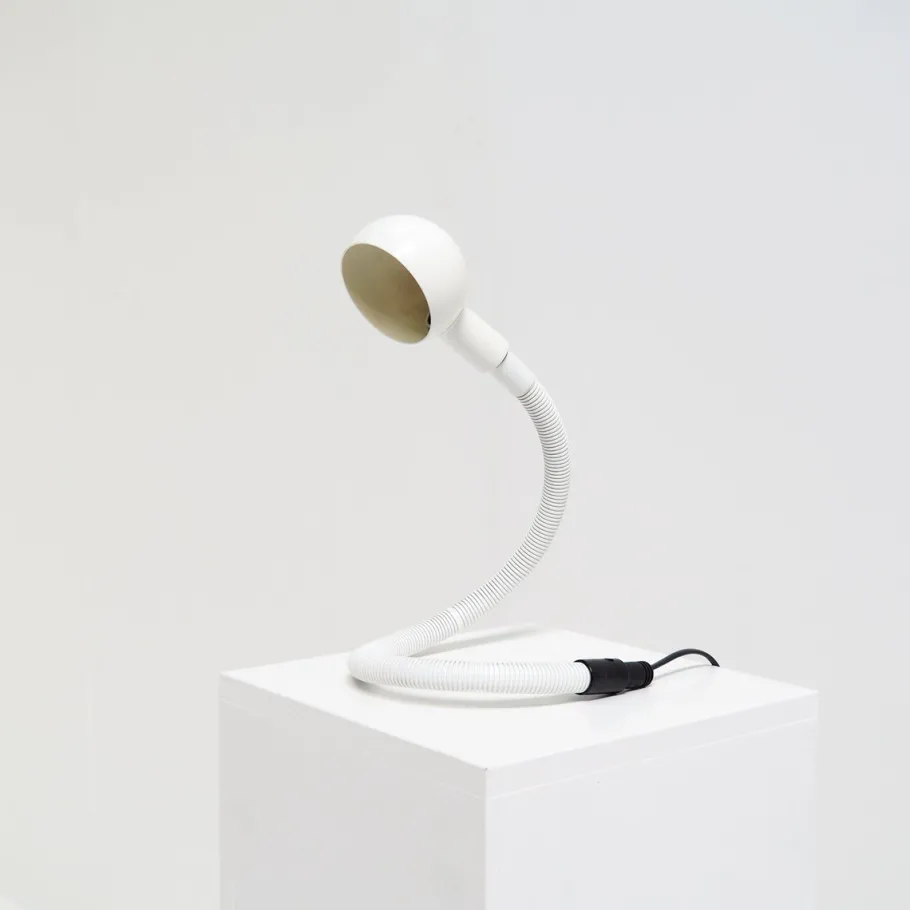 New Pamono Hebi Table Lamp by Isao Hosoe for Valenti, Italy, 1970s