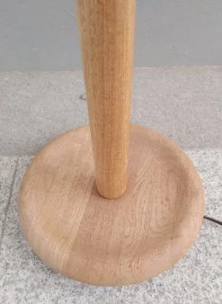 Outlet Pamono Height-Adjustable Floor Lamp in Teak from Domus, Denmark, 1970s