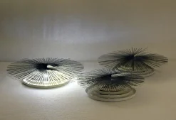 Clearance Pamono Helios Wall Lamp by Riccardo Blumer for Lumina, 1980s