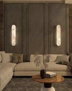 Discount Pamono Hikari Small Iroko Wood Wall Light by Alabastro Italiano