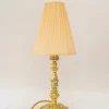 Outlet Pamono Historistic Table Lamp with Fabric Shade, Vienna, 1890s