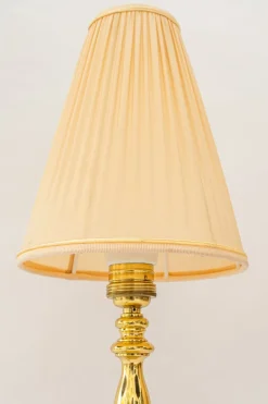 Outlet Pamono Historistic Table Lamp with Fabric Shade, Vienna, 1890s