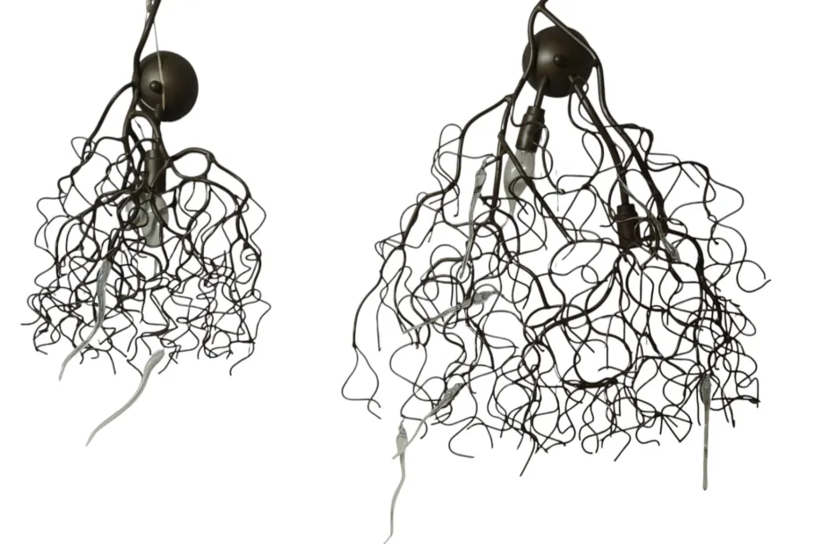 Clearance Pamono Hollywood Lamps from Brand & Van Egmond, Set of 2