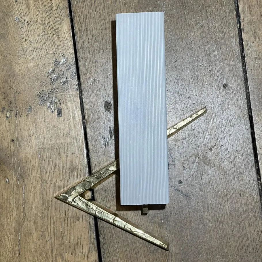 New Pamono Hollywood Regency Asymmetrical Bronze and Opaline Glass Sconces from Maison Arlus, 1970s, Set of 2