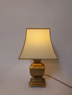 Clearance Pamono Hollywood Regency Brass Table Lamp, 1970