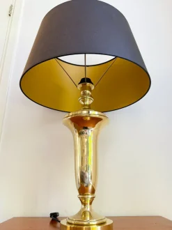 Discount Pamono Hollywood Regency Brass Table Lamp from Krisna, 1970s